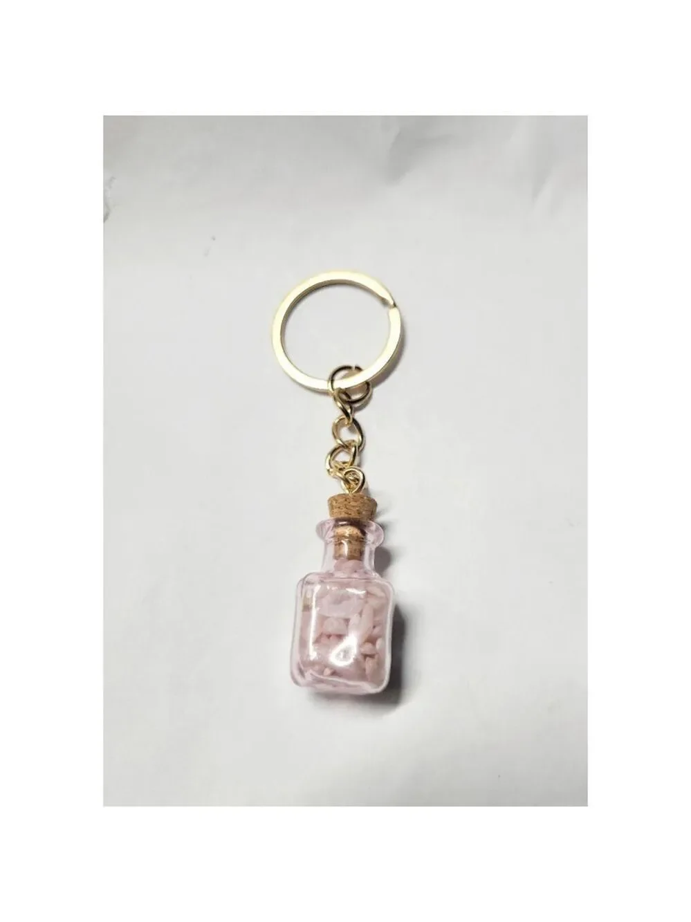 Hand Crafted Pink Opal Mini Bottle 1